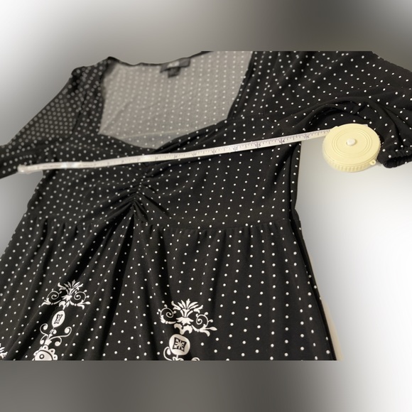 Amazing Find! Beautiful Refine Decadent Classic Classy Black & White Dress AGB - Picture 12 of 14